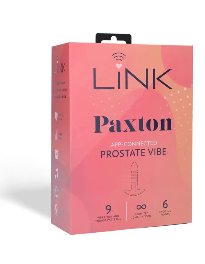 Link Paxton - App Connected Prostate Vibe - Navy  Blue