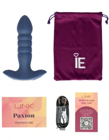 Link Paxton - App Connected Prostate Vibe - Navy  Blue