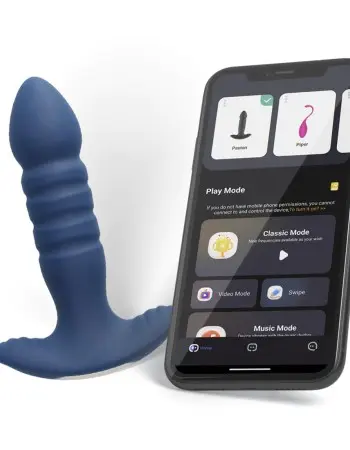 Link Paxton - App Connected Prostate Vibe - Navy  Blue