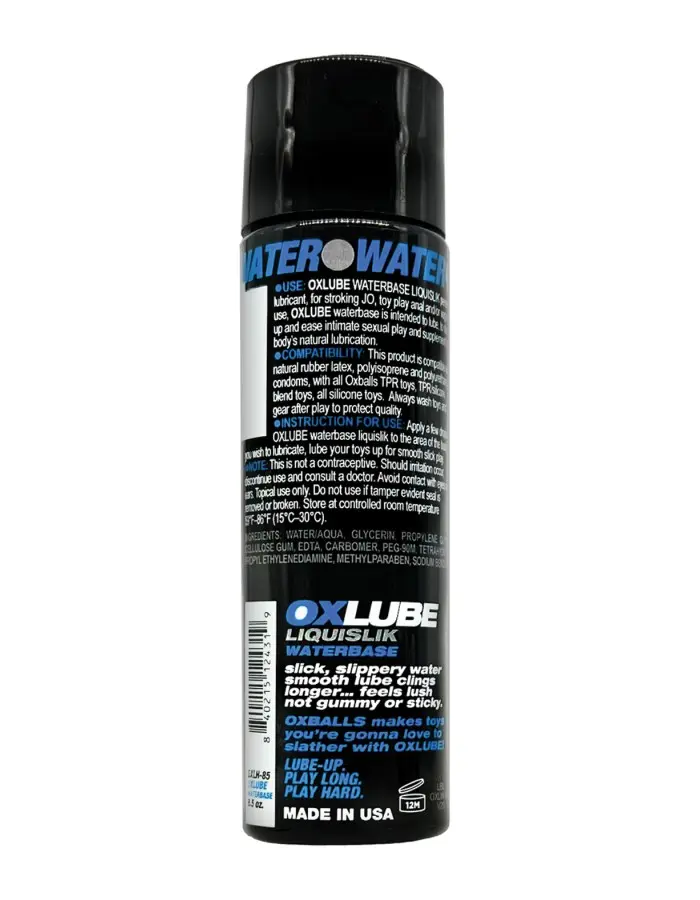 Oxlube Waterbased 8.5 Oz