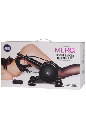 Merci - Power Banger - Fuck Machine With Wireless  Remote - Black