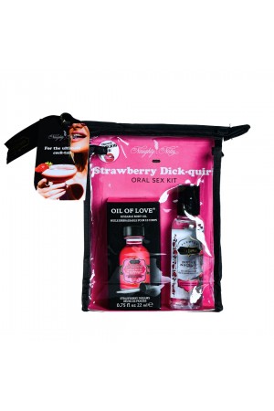 Strawberry Dick-Quiri Oral Sex Kit - .75 Oz