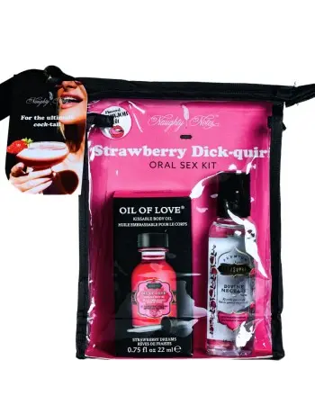 Strawberry Dick-Quiri Oral Sex Kit - .75 Oz
