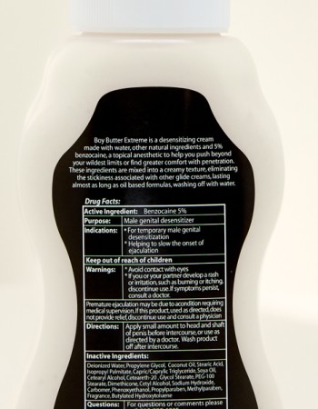 Boy Butter Extreme Desensitizing Formula 9 Oz