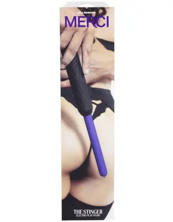 Merci - the Stinger - Electroplay Wand -  Black/violet