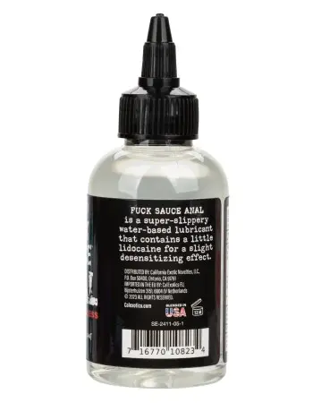 Fuck Sauce Anal Numbing Lubricant 4 Oz