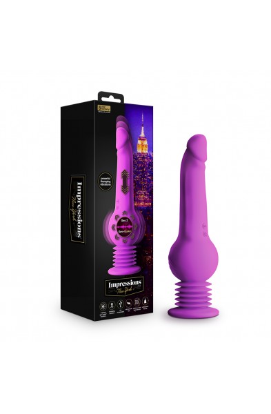 Impressions - New York - Gyro-Quake Dildo - Purple