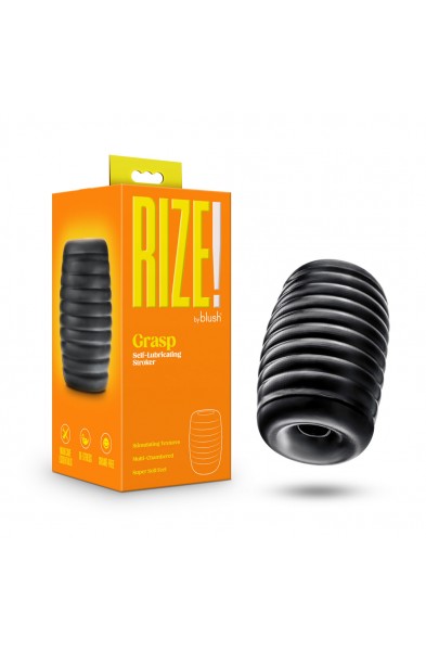 Rize - Grasp - Self-Lubricating Stroker - Black