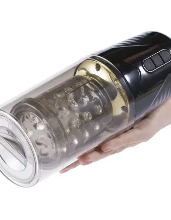 Gale - Rotating and Thrusting Male Masturbator - Black