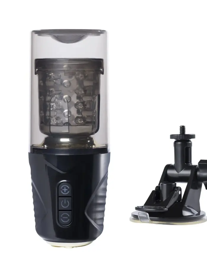 Gale - Rotating and Thrusting Male Masturbator - Black