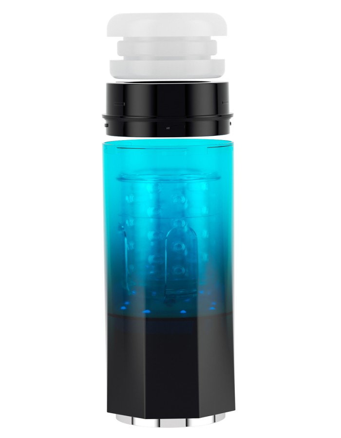 Adrian - Water Spa Rotating Male Masturbator - Blue