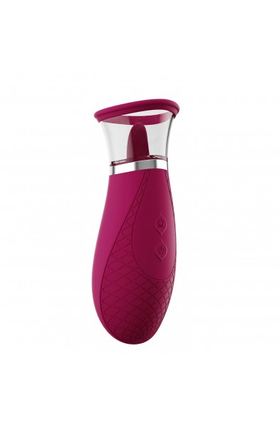 Scioness - Sucking and Licking Clitoral Stimulator - Wine Purple