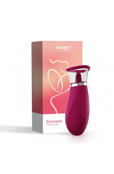 Scioness - Sucking and Licking Clitoral Stimulator - Wine Purple