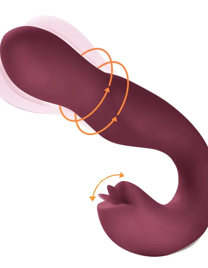 Joi Pro - Remote Control G-Spot and Clit Stimulator - Maroon