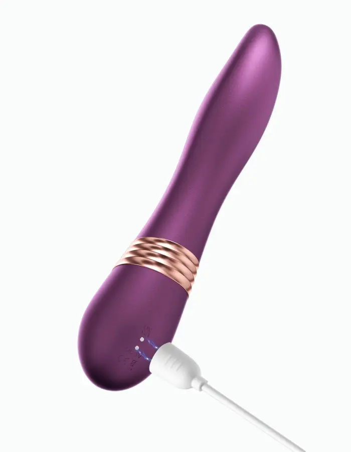 Fling - App Controlled Oral Licking Vibrator - Purple