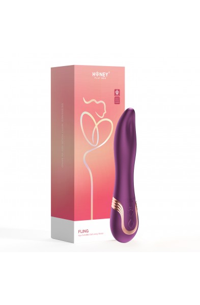 Fling -  App Controlled Oral Licking Vibrator -  Purple