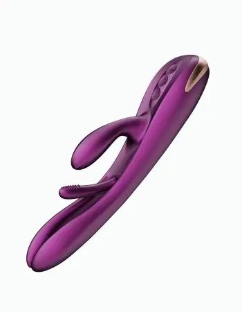 Terri - App Controlled Tapping Rabbit Vibrator - Purple