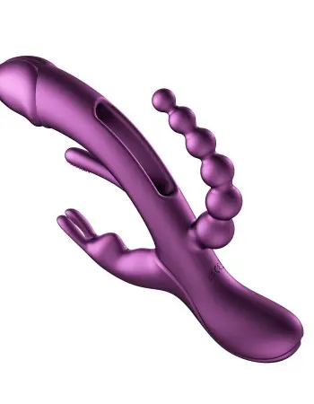 Trilux - App Controlled Rabbit Vibrator - Purple