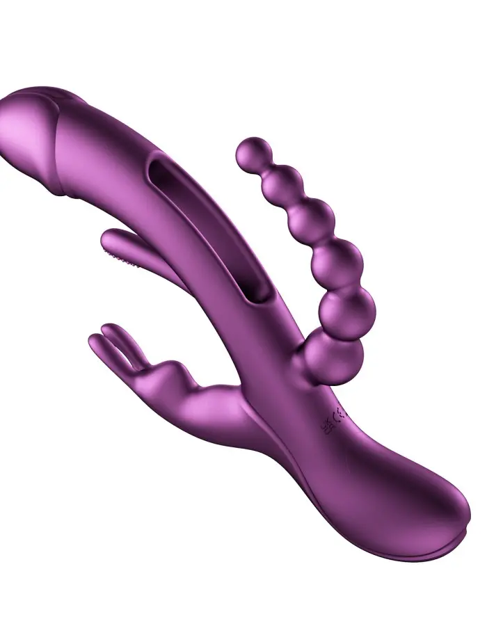 Trilux - App Controlled Rabbit Vibrator - Purple