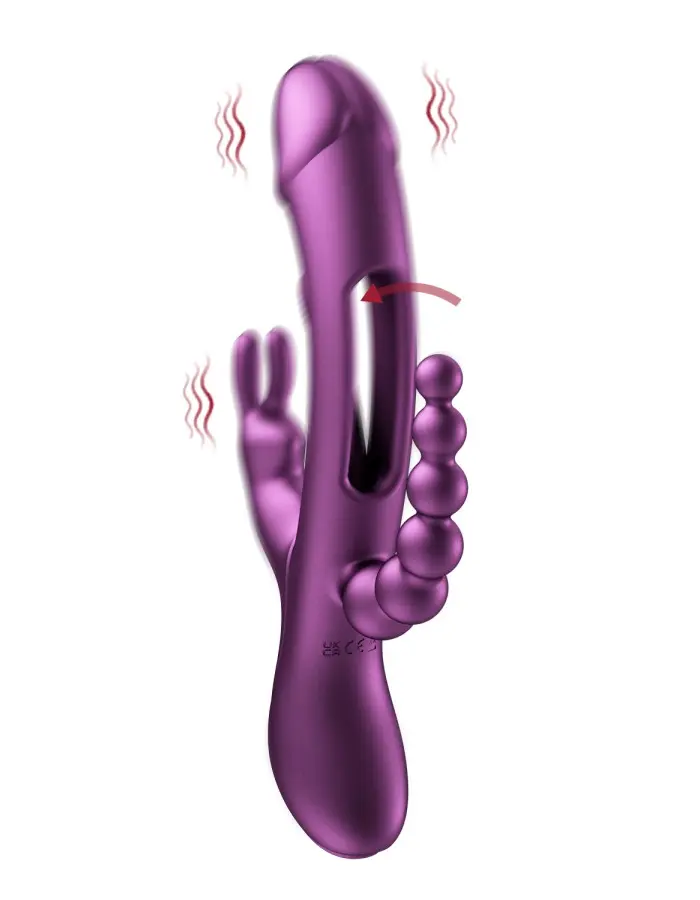 Trilux - App Controlled Rabbit Vibrator - Purple