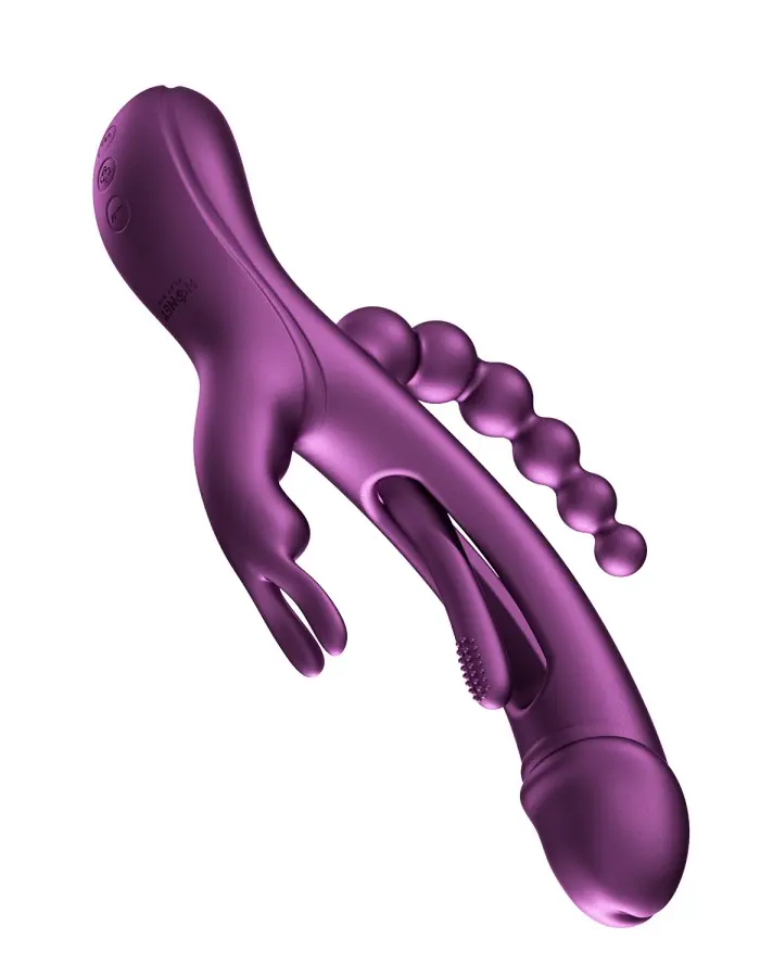 Trilux - App Controlled Rabbit Vibrator - Purple