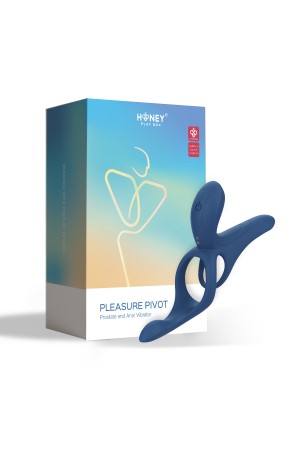 Pleasure Pivot - App Controlled - Couples Vibrator - Navy Blue