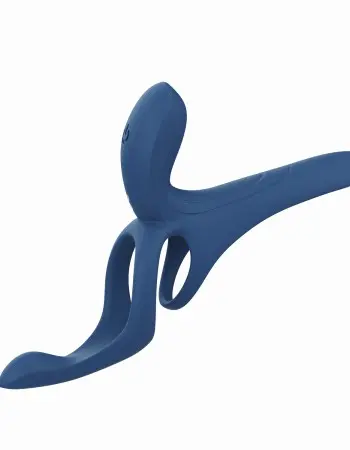 Pleasure Pivot - App Controlled - Couples Vibrator - Navy Blue