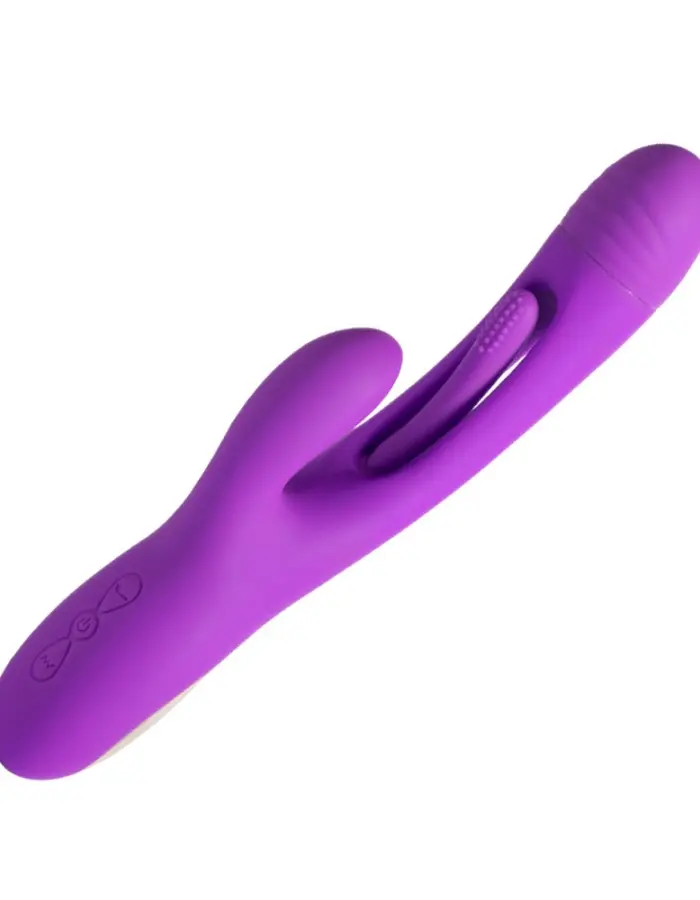 Bora - Rabbit Tapping G-Spot Vibrator - Purple