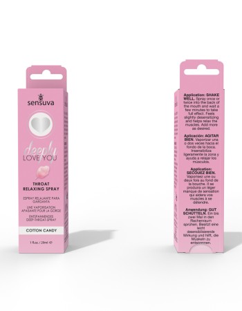 Deeply Love You Throat Relaxing Spray - 1 Fl. Oz. - Cotton Candy