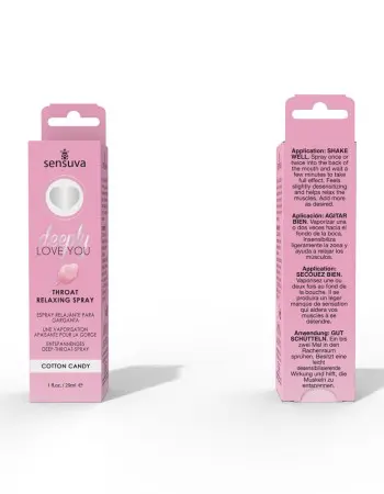Deeply Love You Throat Relaxing Spray - 1 Fl. Oz. - Cotton Candy