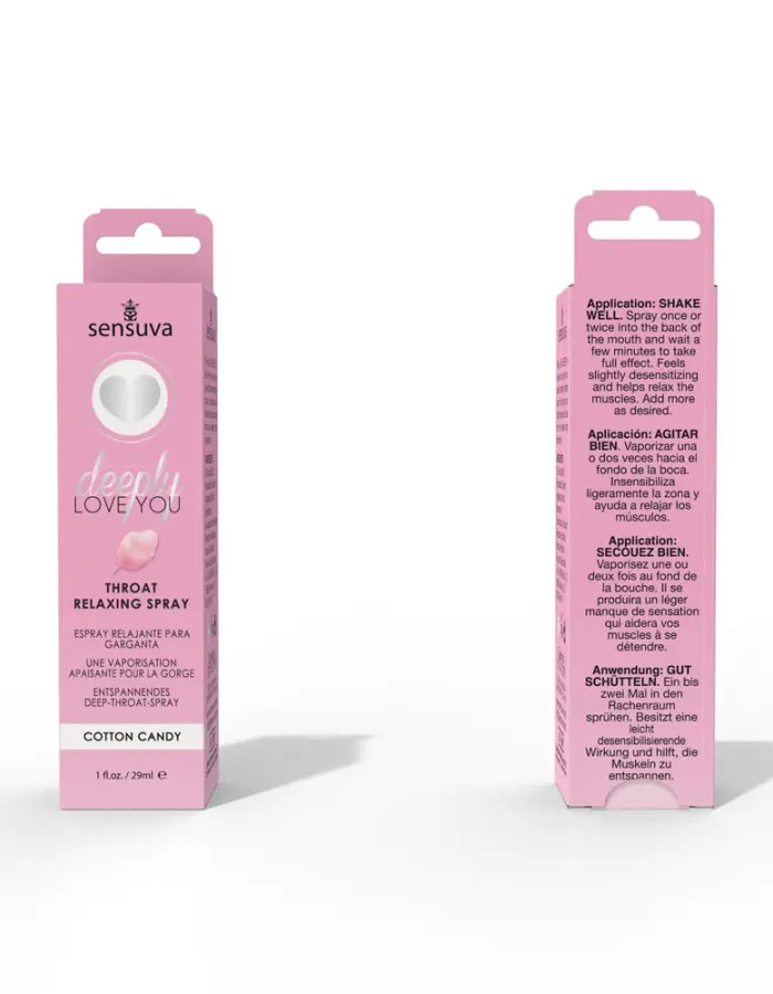 Deeply Love You Throat Relaxing Spray - 1 Fl. Oz. - Cotton Candy