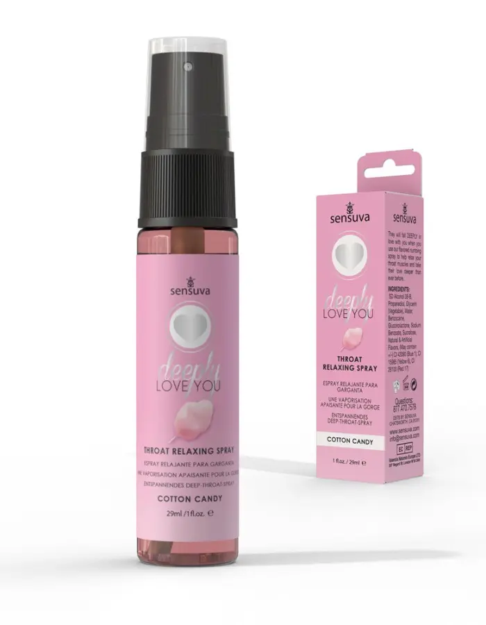 Deeply Love You Throat Relaxing Spray - 1 Fl. Oz. - Cotton Candy