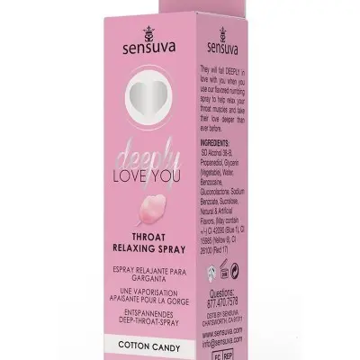 Deeply Love You Throat Relaxing Spray - 1 Fl. Oz. - Cotton Candy