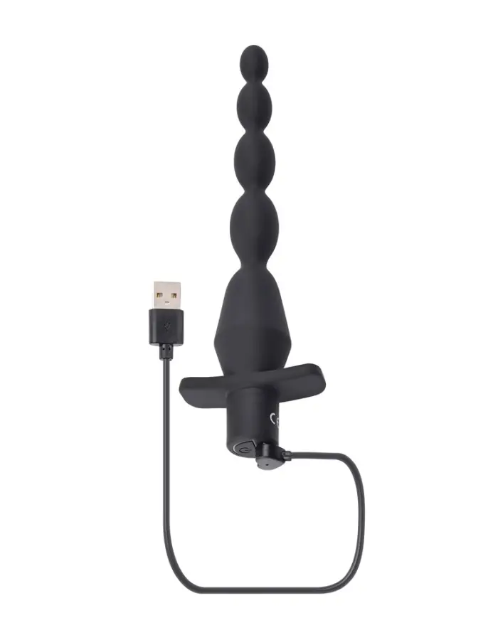 Vibrating Butt Beads - Black