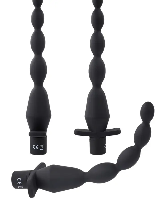 Vibrating Butt Beads - Black