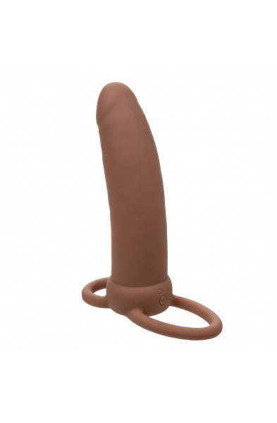 Performance Maxx Rechargeable Thick Dual  Penetrator - Brown