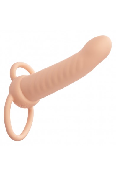 Performance Maxx Rechargeable Ribbed Dual Penetrator - Ivory