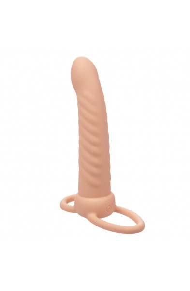 Performance Maxx Rechargeable Ribbed Dual Penetrator - Ivory