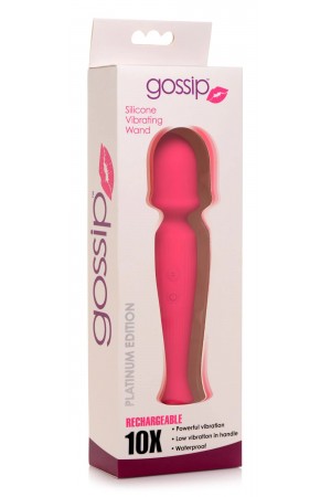 Silicone Wand Massager - Magenta