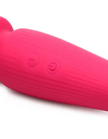Silicone Wand Massager - Magenta