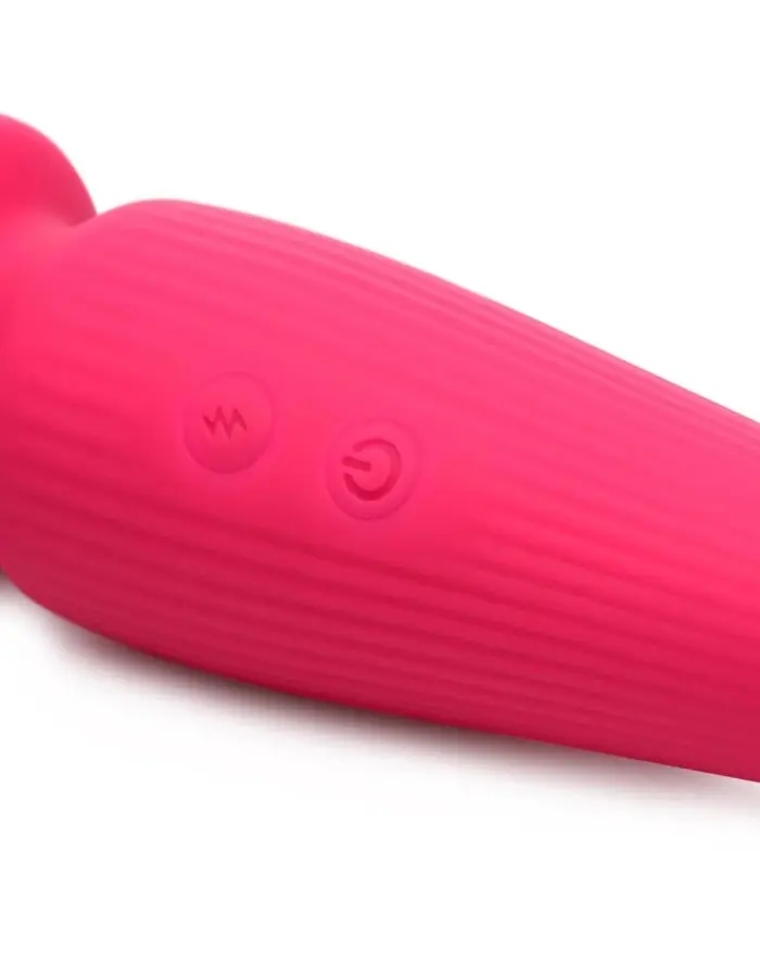 Silicone Wand Massager - Magenta