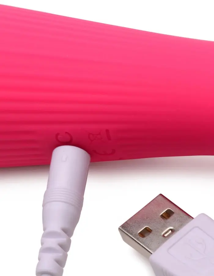 Silicone Wand Massager - Magenta