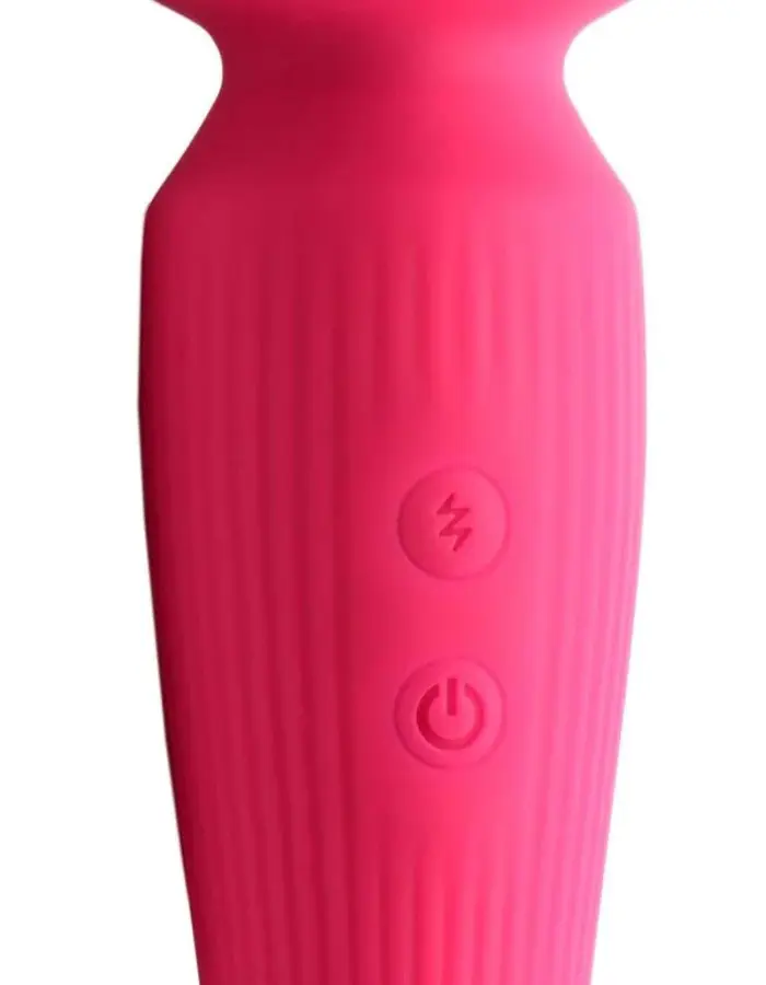 Silicone Wand Massager - Magenta