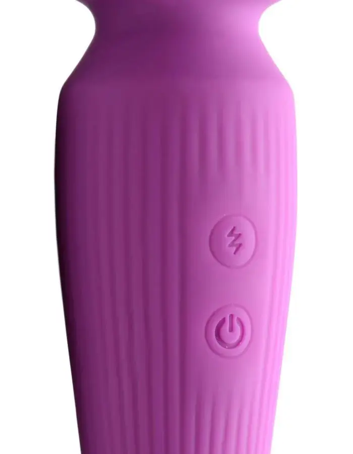 Silicone Wand Massager - Violet