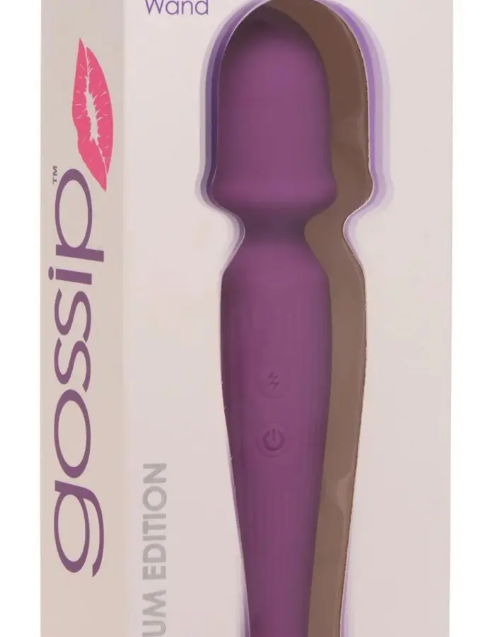 Silicone Wand Massager - Violet