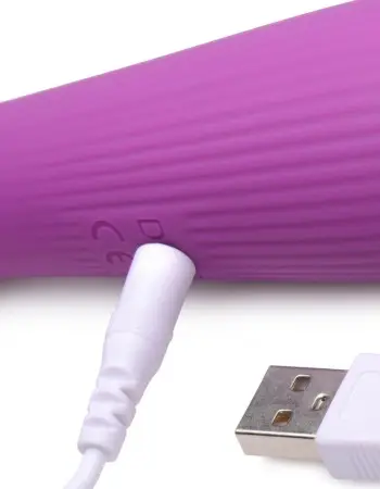 Silicone Wand Massager - Violet