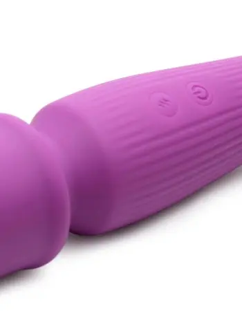 Silicone Wand Massager - Violet