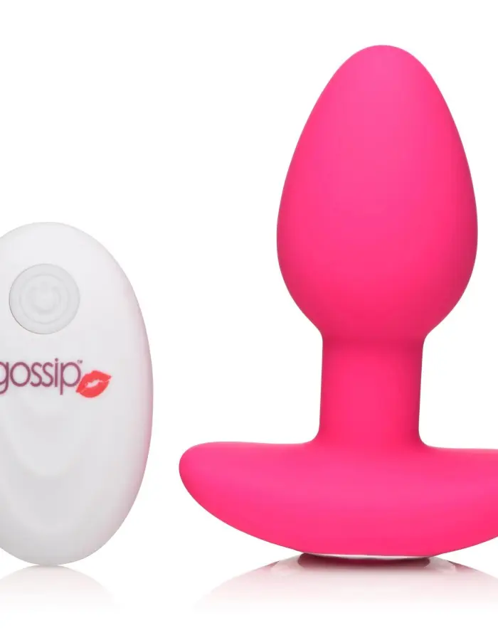 Gossip Pop Rocker 10x Vibrating Silicone Plug - Magenta