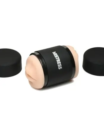 Mistress Double Shot Mouth and Pussy Stroker - Light