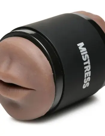 Mistress Double Shot Mouth and Pussy Stroker - Dark